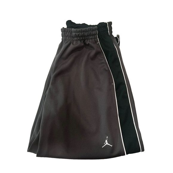 Jordan Pants Vtg Air Jordan Sweatpants Mens Large Greengrey Basketball Zip Pockets Leg
